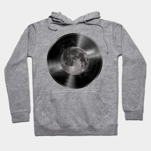 Moon Tunes Hoodie by triggerleo